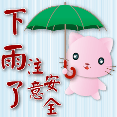 Cute pink cat - super  practical