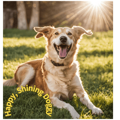 Happy, Shining Doggy