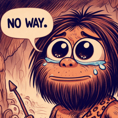 Teary Caveman @SFW