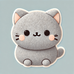 cute felt animal patches