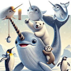 Noah the Narwhal's Winter Adventures