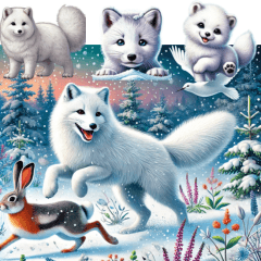 Frosty the Winter Fox