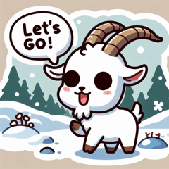 Goat in the Snow @SFW