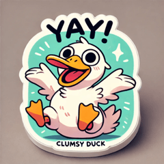 Clumsy Duck's Funny Expressions @SFW