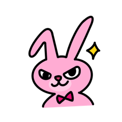 Momo the Rabbit -standard in Japanese- – สติกเกอร์ LINE | LINE STORE