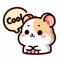 Adorable Hamster Stickers@SFW