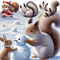 Winter Fun with Popo the Squirrel