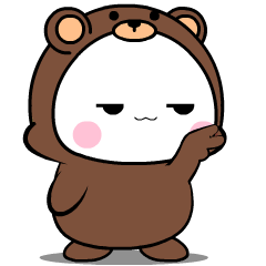 Bocil Bear 3 : Pop-up stickers