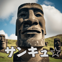 moai sticker!