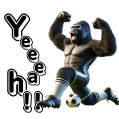 Gorilla x Soccer! Realistic 3D Gorilla