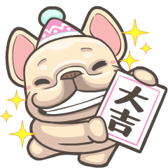 French Bulldog PIGU-Sticker 38