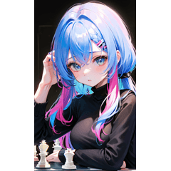 chess style girl