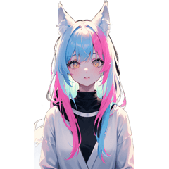 Wolf Girl: Fierce and Cute Stickers