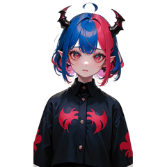 Little Devil Girl: Fun & Flirty Stickers