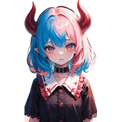 Little Devil Girl:Cheeky CharmingSticker