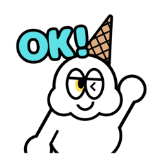 Ice cream character