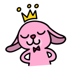 Momo the rabbit : standard words – LINE貼圖 | LINE STORE