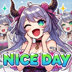 Cute Demon Girl LINE Stickers