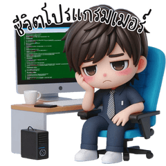 Cute Programmer 3D