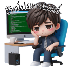 Cute Programmer 3D – LINE stickers | LINE STORE