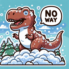 Snowy T-Rex Adventures @SFW