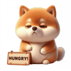 Shiba Inu, I'm hungry, who will feed me?