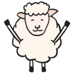 Sheepy sticker