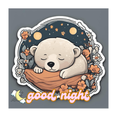 cute bear stickers Nice to use