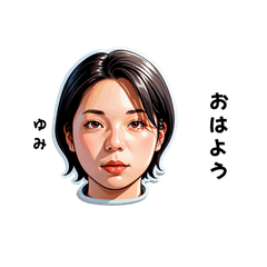 yumi-san's sticker by Tsukusuta 8cYk