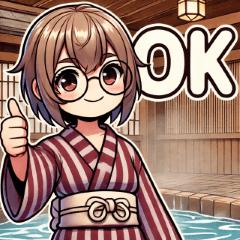 Cute Yukata Hot Spring Girl 1