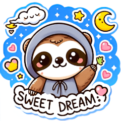 [bulu] Lazy Sloth Stickers