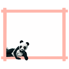 [For arrangement] Panda suit 2