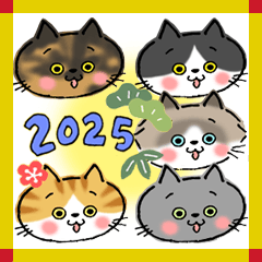 2025 New Year of the Snake & Cat No.2