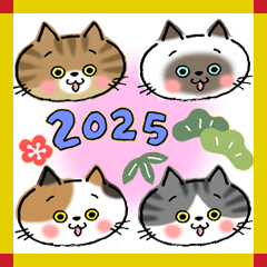 2025 New Year of the Snake & Cat No.3