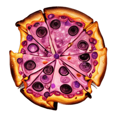 [For stamp arrangement] Poison pizza