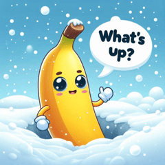 Snowy Banana @SFW