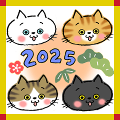 2025 New Year of the Snake & Cat No.1