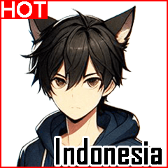 Cat Man Daily Phrases 4(Big Stickers)_ID