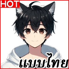 Cat Man Daily Phrases 2(Big Stickers)_TH