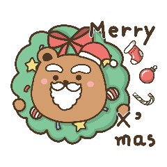 Thick browed bear:Christmas&New year 2