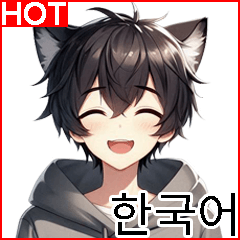 Cat Man Daily Phrases 3(Big Stickers)_KO