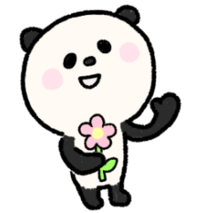 panda simple kawaii