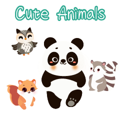 Cute Animals 168 animation