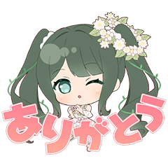 VTuber LINE Stamp SayaFujiwara#1