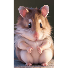 hamster cute furry wheel tiny cheeks pet