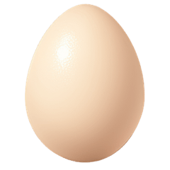 [For stamp arrangement] Egg