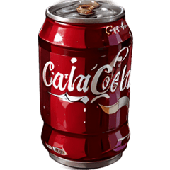 [For stamp arrangement] Canned cola