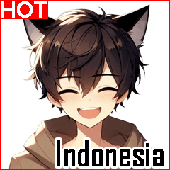 Cat Man Daily Phrases 5(Big Stickers)_ID