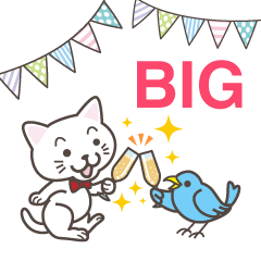 NEKOTARO - Birthday BIG Sticker