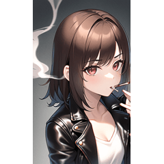 Smoking girls are cool